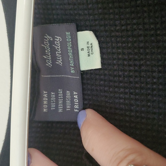 Anthropologie Saterday Sunday Henley Midi Dress Size Sm V-neck Tank Side Slits - Picture 8 of 13